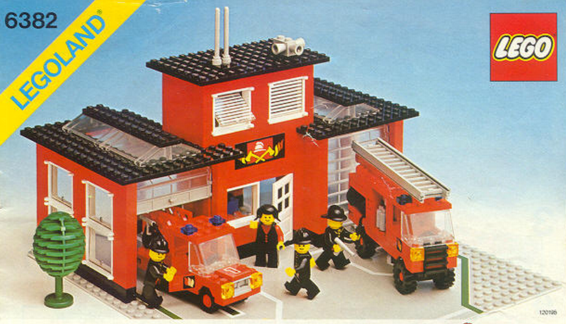 Lego brannstasjon tegninger